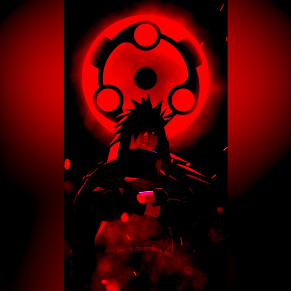 Naruto -Madara large gloss print!